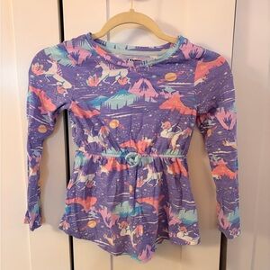 Mystical Print Long Sleeve tunic